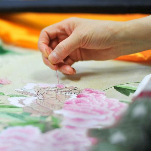 苏绣刺绣手工diy套件自绣材料包初学古风自绣入门针迹竹子