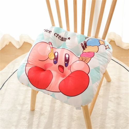 可爱卡通星之卡比秋冬季坐垫学生宿舍椅垫办公室椅子垫座垫