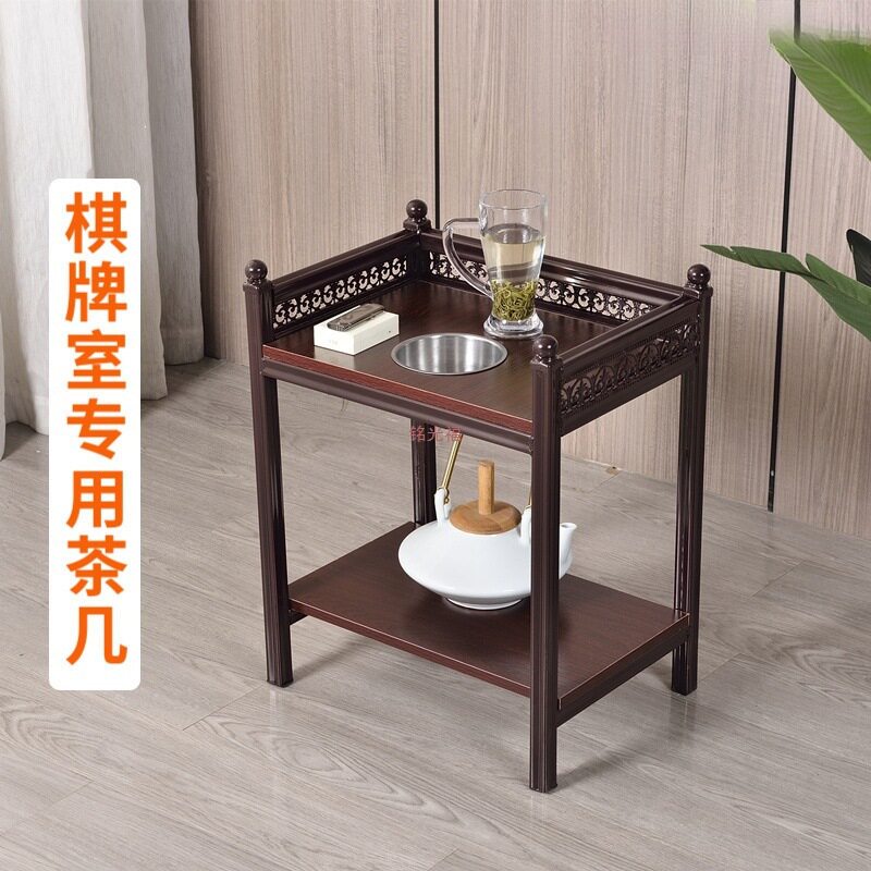麻将桌茶几茶水架麻将机旁边小水杯架棋牌室烟灰缸放茶杯架子