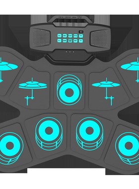 手卷便携电子鼓架子鼓初学者入门儿童益智练手家用打击板DTX游戏