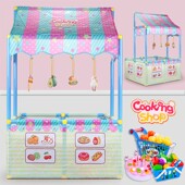 儿童幼儿园玩具仿真过家家商店小卖部室内公主女孩帐篷游戏儿童屋