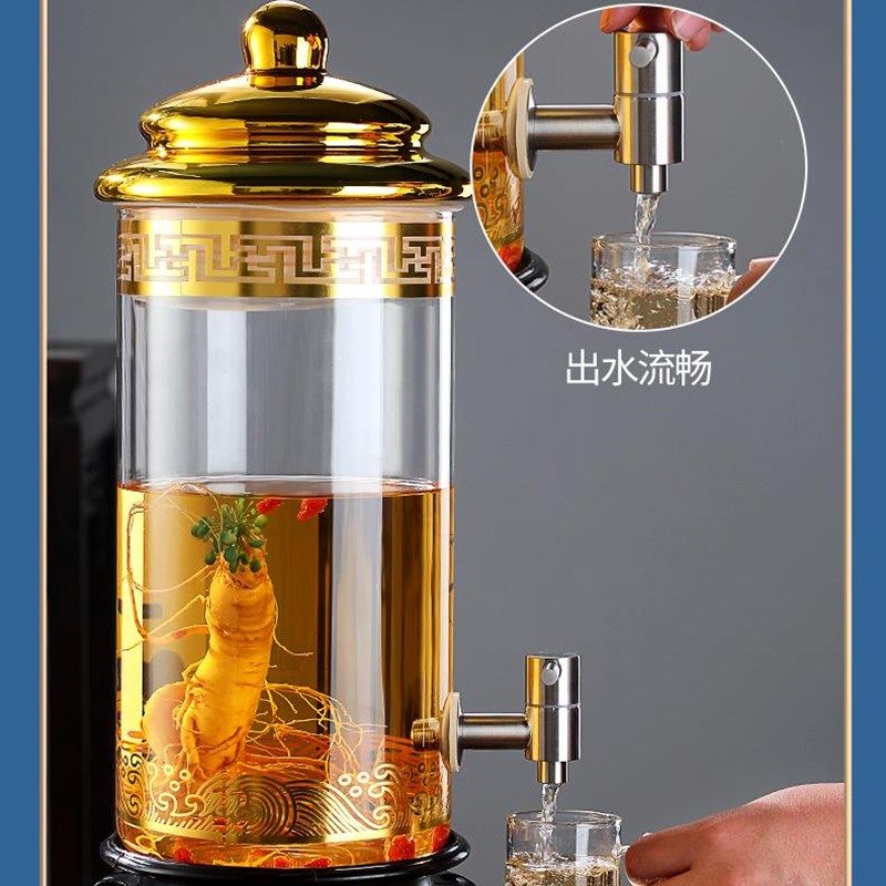 玻璃泡酒瓶 广口泡酒桶酒坛 密封大容量高硼硅酒瓶,厨房/烹饪用具,密封罐,淘宝优惠券,粉丝福利购,淘宝优惠卷