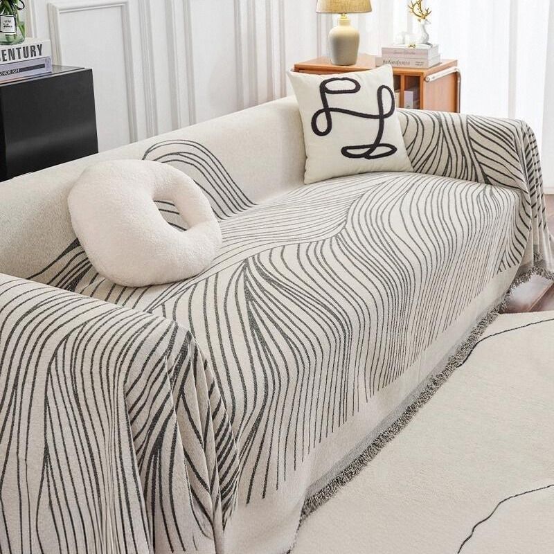 雪尼尔沙发巾盖布四季通用2024新款沙发垫套罩防滑盖毯防猫抓全盖,居家布艺,沙发套,淘宝优惠券,粉丝福利购,淘宝优惠卷