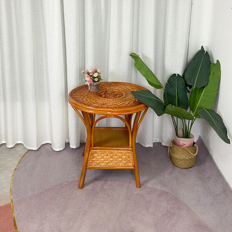 纯手工编织圆形藤桌阳台印尼天然真藤方形茶几休闲客厅小户型家用,住宅家具,阳台桌,淘宝优惠券,粉丝福利购,淘宝优惠卷