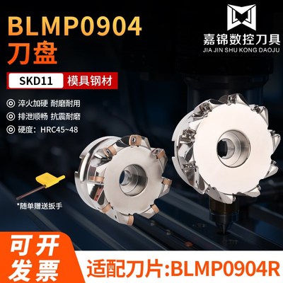 BLMP0904 内冷刀盘 出水 双面 快进给刀盘  仿形加工开粗面铣刀盘