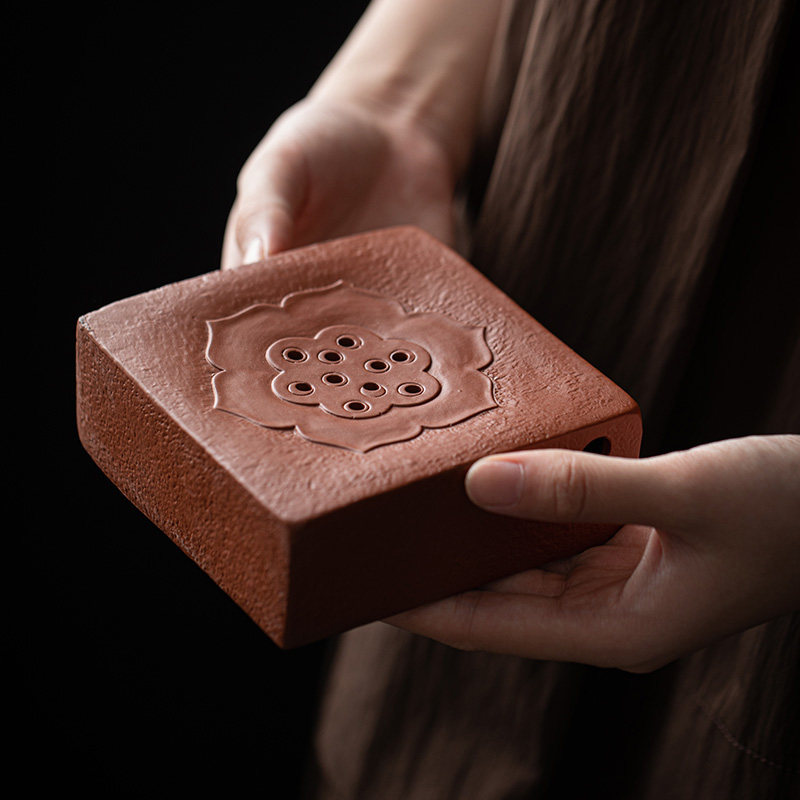 莲花紫砂壶承养壶垫底座储水式茶台干泡盘杯垫托盘茶道配件壶托