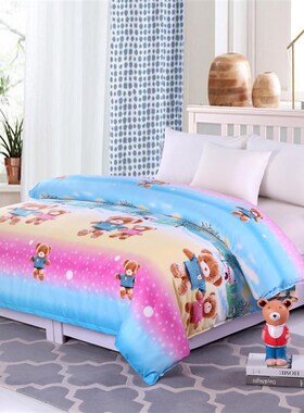 粉色碎花被套单件磨毛单人被罩1.5米1.8x2 2.2x2.4米200cm被子套