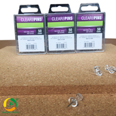 包邮 6盒 彩色工字钉创意大头钉照片墙美工钉50枚 软木板图钉按钉