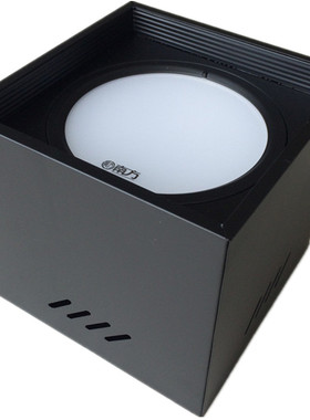 南方led明装筒灯方形7w9w12w15w21w走廊过道服装店铺黑色格栅筒灯