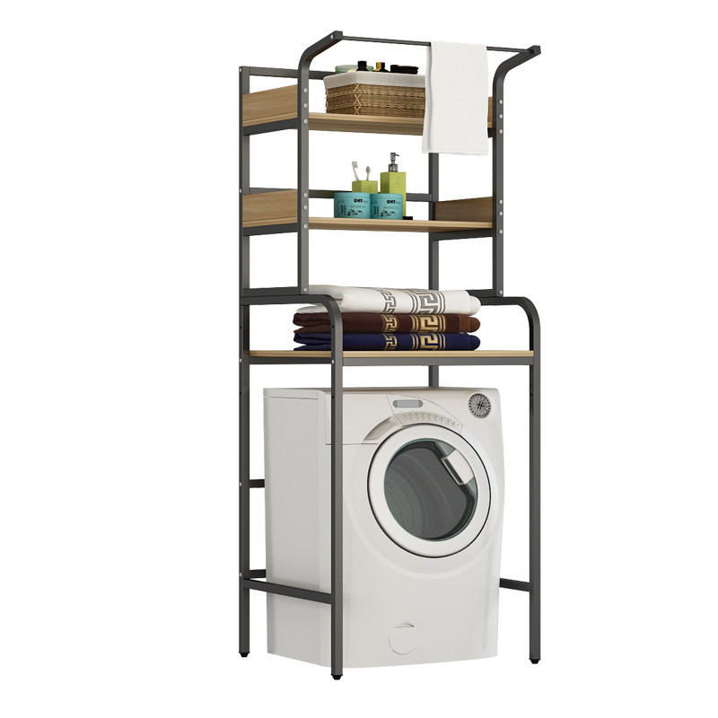 定制波轮滚筒洗衣机置物架阳台整理架厨房浴室多功能落地收纳架子
