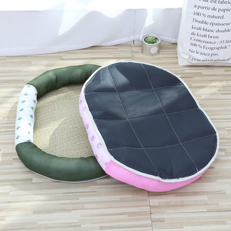 夏凉席窝椭圆狗窝拼接卡通猫窝藤席降温窝犬猫通用宠物窝猫凉窝垫,宠物/宠物食品及用品,猫窝/屋/帐篷/沙发,淘宝优惠券,粉丝福利购,淘宝优惠卷