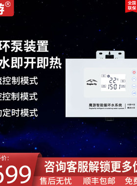 鹰游EY-690AS家用全自动热水回水器循环泵恒温增压即热零冷水120W