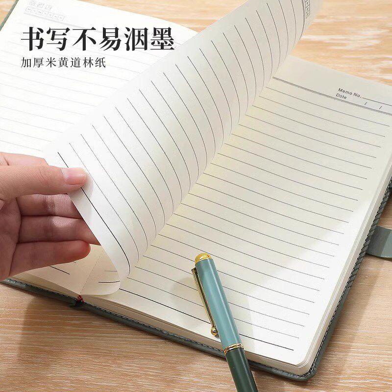 A5笔记本本子定制办公工作会议记录本日志本记事本日记本a5硬壳皮