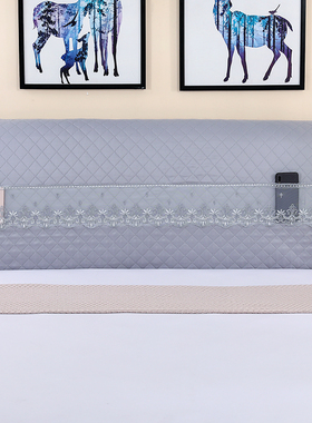 全包弹力床头罩加厚1.8米2米皮床软包保护套可拆洗加高简约防尘套