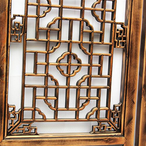 屏风隔断折屏客厅卧室房间门厅玄关中式复古实木折叠移动住宅家具