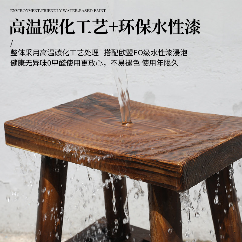 防腐木质矮圆凳门口穿鞋凳客厅老式小板凳茶几实木方凳家用圆形凳,住宅家具,矮凳,淘宝优惠券,粉丝福利购,淘宝优惠卷