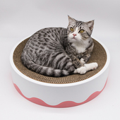 猫抓板猫窝可替换芯磨爪器耐磨猫爪板窝纸箱瓦楞纸盆猫咪玩具用品