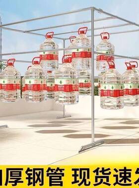 镀锌钢晾衣户外庭院防风管落地大型架晒被架瓜简易四方架爬AL1022