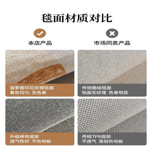 儿童房布置圆形地毯可擦洗读书角阅读区地图爬爬垫客厅书房地垫子