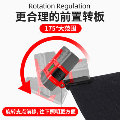 哈拿感应头灯钓鱼专用夜钓帽夹檐灯强光充电超亮大容量头戴式上饵