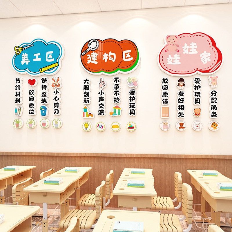 教室装饰中小学书香班级校园文化建设图书卫生区域角布置墙贴纸画,家居饰品,文化墙贴,淘宝优惠券,粉丝福利购,淘宝优惠卷