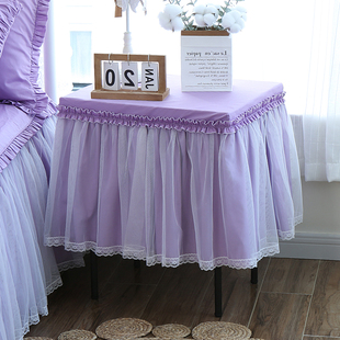 巧致生活 伊丽莎白床头柜罩保险柜盖布蕾丝高端结婚全包防尘罩