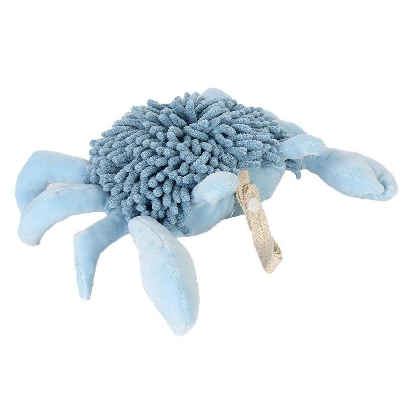 卡通螃蟹擦手巾可爱挂式吸水速干雪尼尔家用卫生间加厚防臭高级感,家庭/个人清洁工具,厨房擦手巾,淘宝优惠券,粉丝福利购,淘宝优惠卷