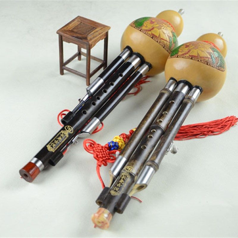 演奏葫芦丝C调降B调 紫竹葫芦丝 专业葫芦丝学生初学送乐器配件盒