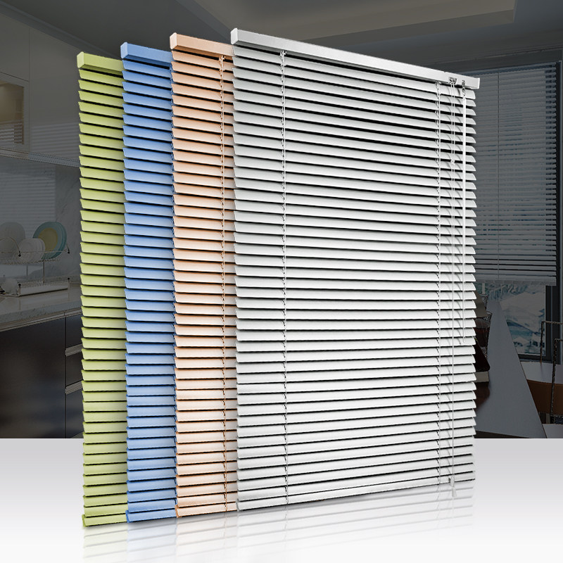 免打孔安装铝合金百叶窗帘家用升降办公室窗帘卷帘遮光定制卫生间,居家布艺,百叶帘/折帘/罗马帘,淘宝优惠券,粉丝福利购,淘宝优惠卷