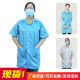 防静电衣服短袖 大褂拉链上衣网格富士康电子厂无尘车间男女工作服