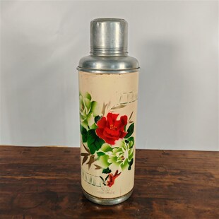 民俗怀旧老物件老暖瓶旧水壶暖水瓶复古村史馆展览装饰摆件影视道