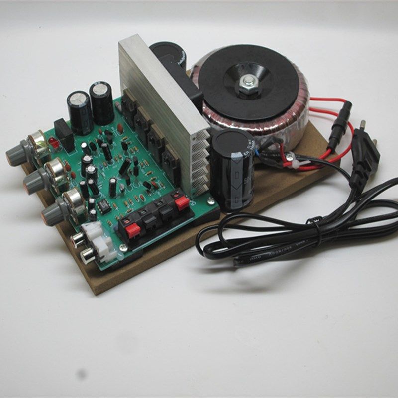 220伏大环牛大电容家用电脑2.0有源diy功放板音响放大器主板