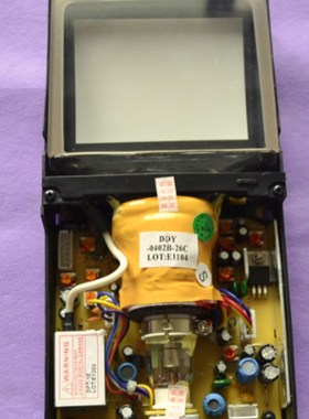 4寸CRT可视门铃黑白模组显示屏可视分机显示器楼宇对讲分机显示屏