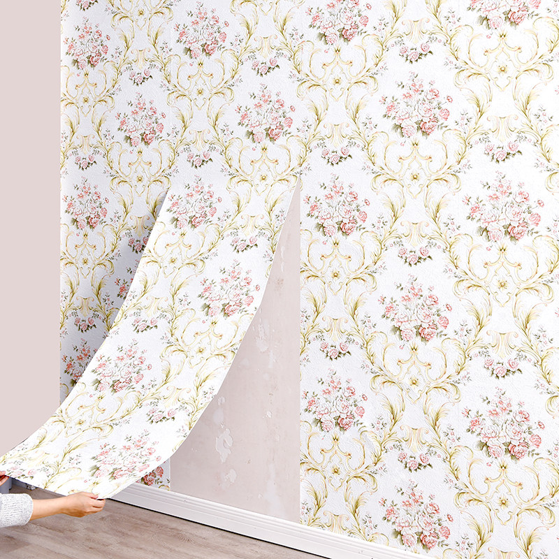 墙面装饰壁纸欧式客厅卧室壁纸自粘防水防潮3d立体壁贴电视背景墙