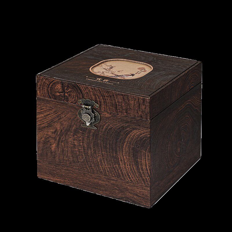 高档茶叶包装盒木纹普洱散茶福鼎老白茶银针半斤一斤装空礼盒茶桶