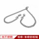不锈钢双头牵引绳狗狗一拖二防咬狗铁链子边牧金毛柯基小型中型犬