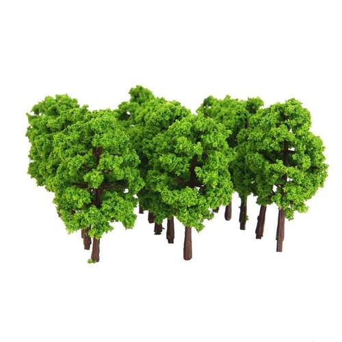20 Pieces 1/150 Model rees Train Scenery Architecture Plant