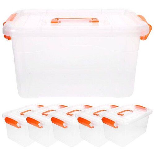 Storage Basket 3 Liter Box 6-piece Set Tote Bags 3l Bin