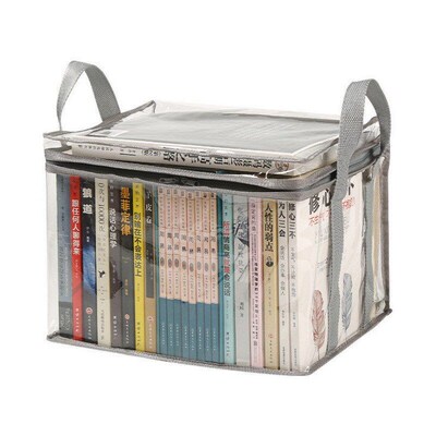 1pc multifunctional transparent book storage bag,organizing