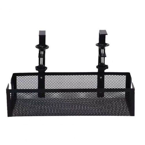 No Drilling Cable Tray Side Opening Desk Cable Organizer