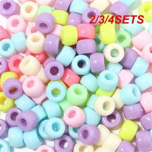 2/3/4SETS Hair Braid Beads Easy To Use 100 Pieces/pack
