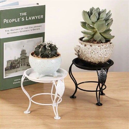 Indoor Plant Display Shelf Elegant Metal Plant Stand for