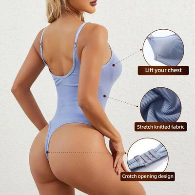 Shapewear Bodysuit Body Shapers Women Tummy Control Seamless