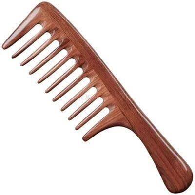 Large wide-toothed large-toothed comb wide curly hair comb