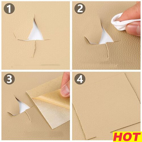35*138CM Self-Adhesive Leather Repair Sticker for Car Seat S