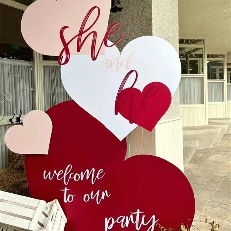 中式心形求婚表白布置爱心KT板定制结婚订婚场景装饰婚房背景墙,节庆用品/礼品,装扮布置套餐,淘宝优惠券,粉丝福利购,淘宝优惠卷