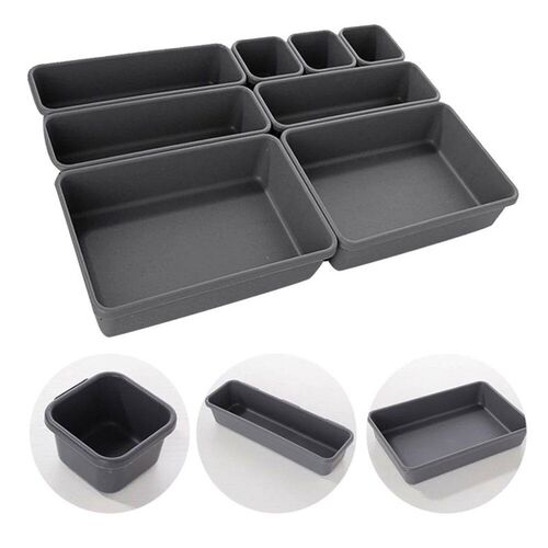 8pc/set Kitchen Utensil Drawer Storage Organizer Box Drawer
