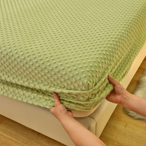 Pea Velvet Bed ver Single-piece Bedspread Simmons Matress ve