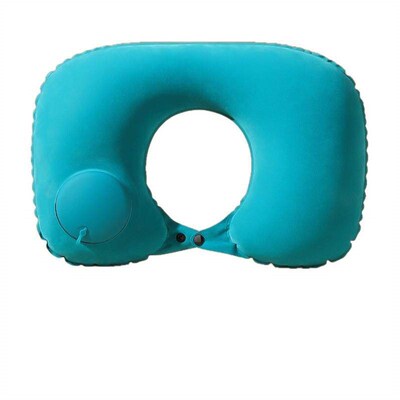 Inflatable U-shaped Pillow for Travel, Portable Neck Pillow