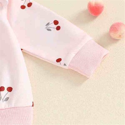 Toddler Baby Girl Fall Winter Clothes 2 Piece Sweatsuit Set